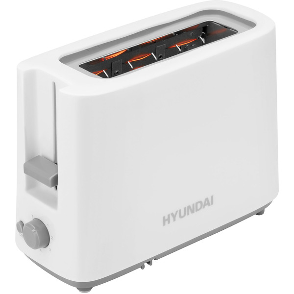 Тостер Hyundai HYT-8006 белый/серый