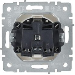 Розетка IEK Brite РСбш10-3-44-БрБ
