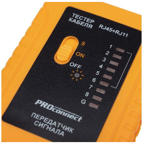 Тестер кабеляPROconnect 12-1006-4 ( RJ-45+RJ-11/RJ-12 468)