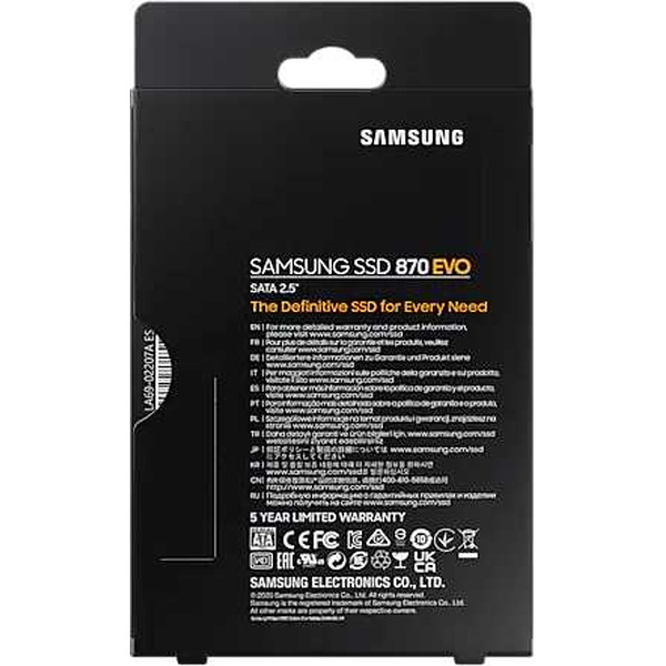 SSD Samsung 870 Evo 4TB MZ-77E4T0BW