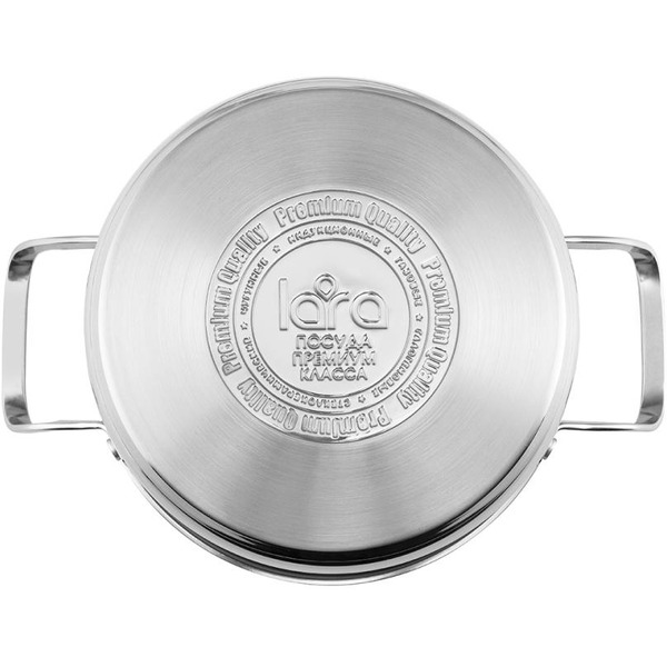 Кастрюля LARA Prima LR02-503 (нерж)