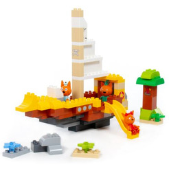 Конструктор Полесье Макси. Три кота. Пиратский корабль 94920