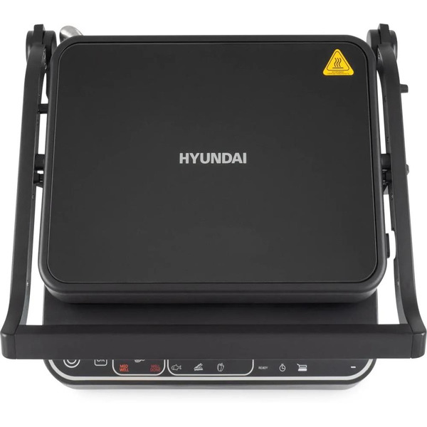 Электрогриль Hyundai HYG-7000 серебристый/черный