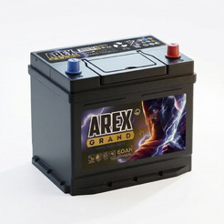 Автомобильный аккумулятор AREX Grand Asia R+ (60 А·ч)