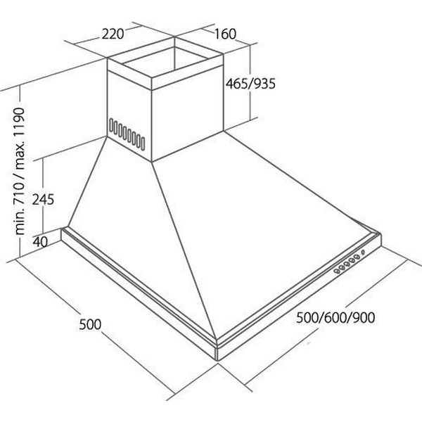 Вытяжка Akpo Classic Eco 60 WK-4 (медь)
