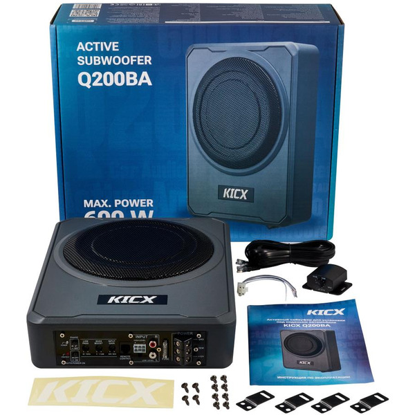 Сабвуфер KICX Q200BA