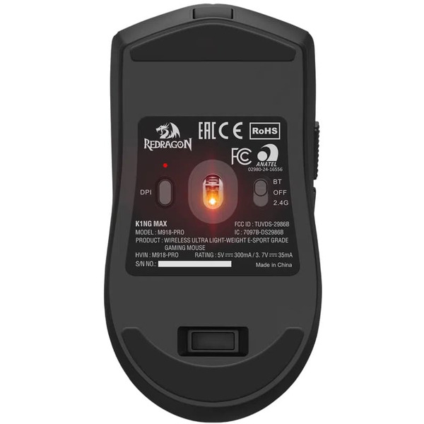 Беспроводная игровая мышь Redragon K1ng Max (арт. 73338)