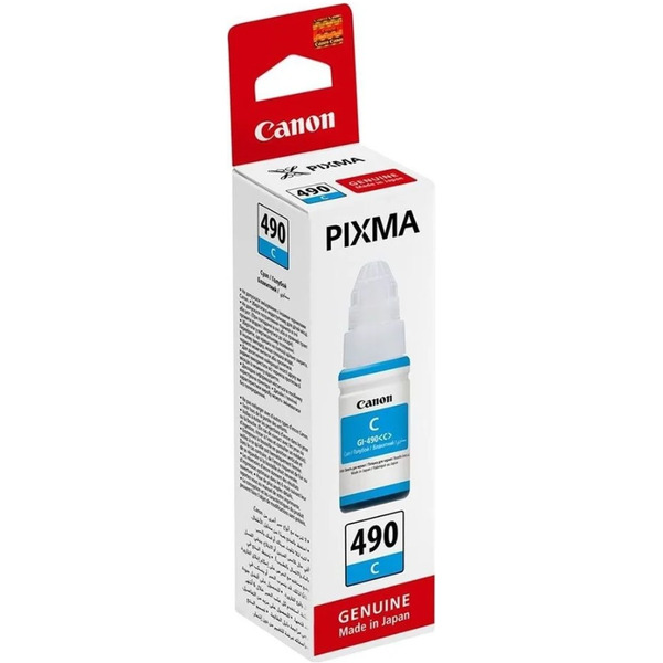 Чернила Canon GI-490C (0664C001) для Canon PIXMA G1400, G2400, G3400