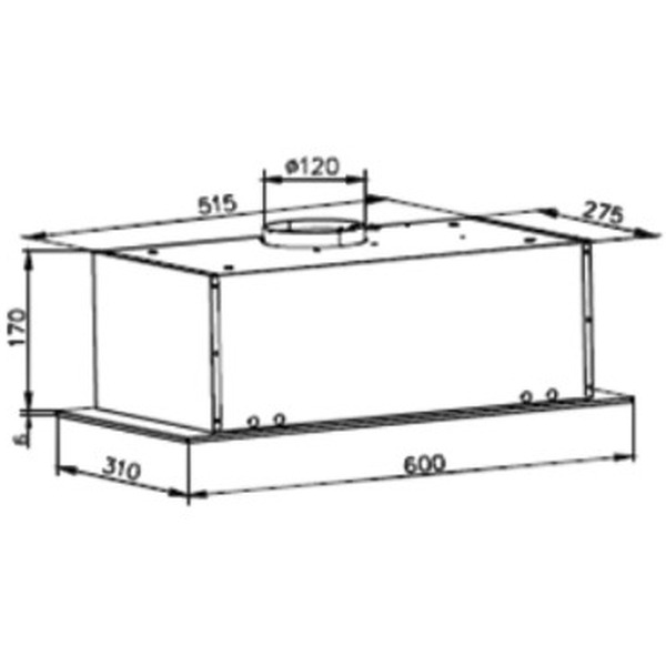 Вытяжка GRAND Petra (60 см, белый)