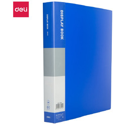Папка на 60 файлов DELI 38148BLUE
