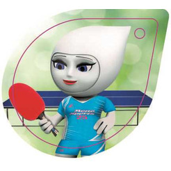 Брелок сувенирный 5 ЭЛЕМЕНТ Настольный теннис № 21