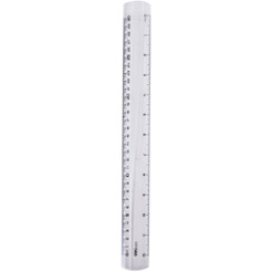 Набор линеек DELI PIONEER G00512 прозрачный, 4 предмета, (линейка 30 см, 2 треугольника, транспортир)