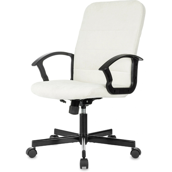 Офисное кресло Бюрократ Triest (молочный Fabric Velvet 20)