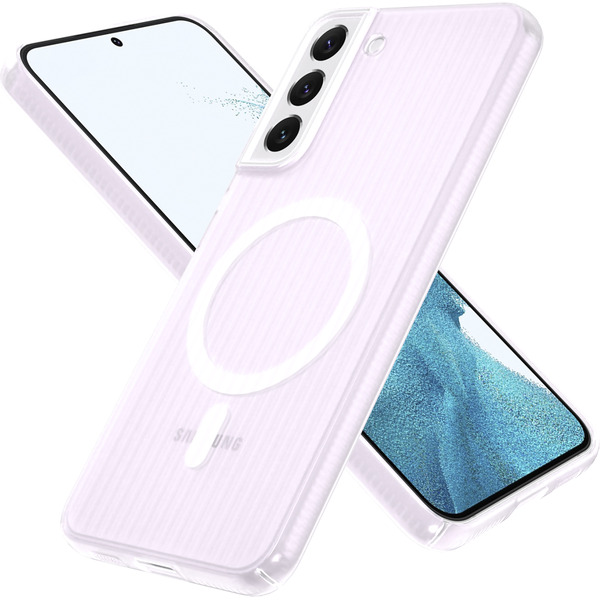 Задняя накладка CASE Translucent Strip Samsung Galaxy S22 Plus, белый