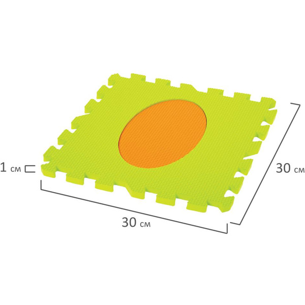 Коврик-пазл напольный ЮНЛАНДИЯ Фигуры 664664