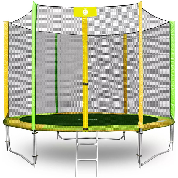 Батут Alpin ATGY-312 3.12 м с защитной сеткой и лестницей