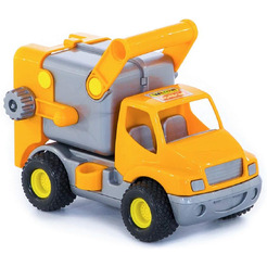 Автомобиль коммунальный Полесье  КонсТрак (оранжевый) (в сеточке) 0414