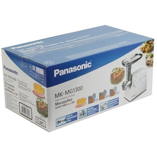 Мясорубка PANASONIC MK-MG1300WTQ
