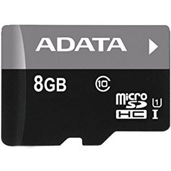 Карта памяти SDHC-micro 8GB ADATA AUSDH8GUICL10-RA1