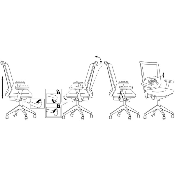 Офисное кресло Бюрократ MC-611N TW-01 38-418 (черный)