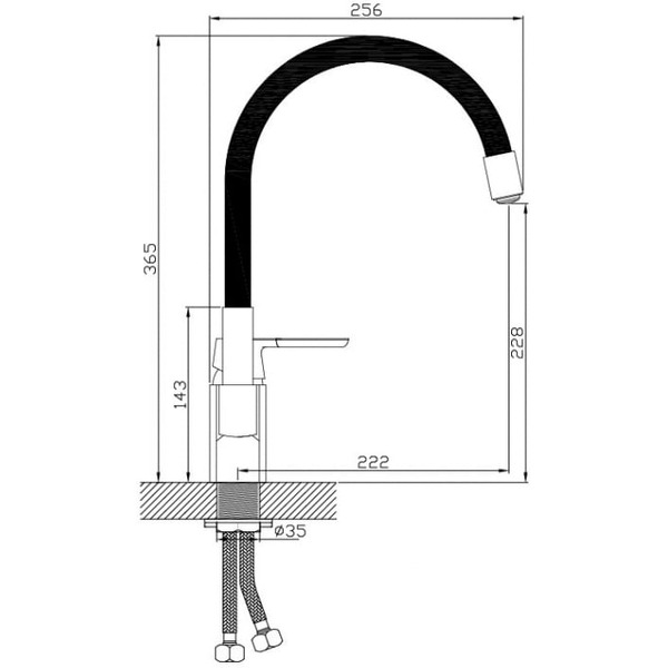 Смеситель Diadonna D87-437114GR