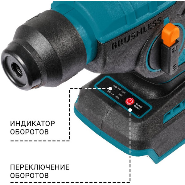 Перфоратор аккумуляторный BORT BHD-18Li-0 (93413441) без АКБ и ЗУ