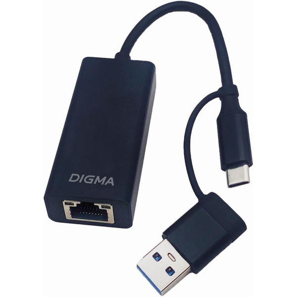 Сетевой адаптер 2.5G Ethernet Digma DLA-GTUC01