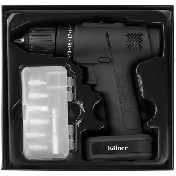 Дрель-шуруповерт Kolner KCD 12/2BL Anthracite (кн12-2блч)