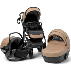 Детская универсальная коляска Bubago Pellegrino 3 в 1 BG 163-3 (хаки)