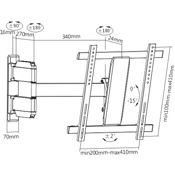 Кронштейн Brateck LPA20-443