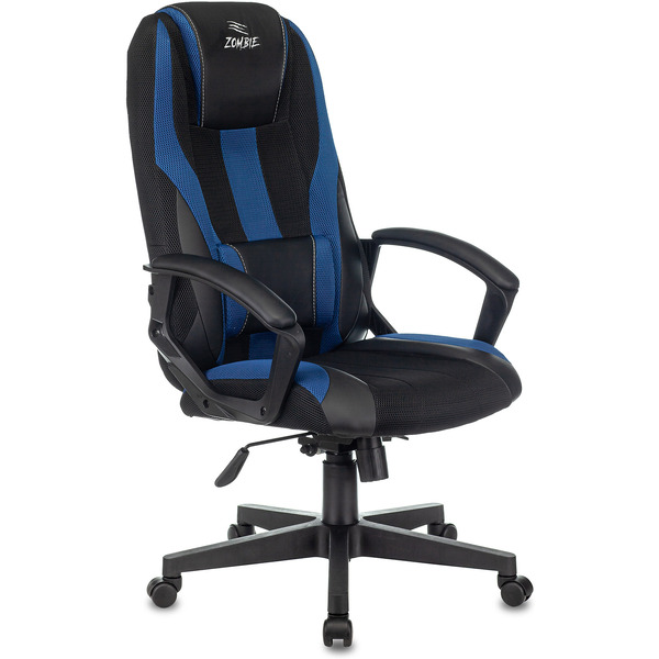 Кресло игровое Zombie 9 (1583708) черный/синий