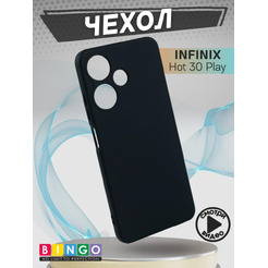 Бампер Bingo Liquid TPU для INFINIX Hot 30 Play Черный