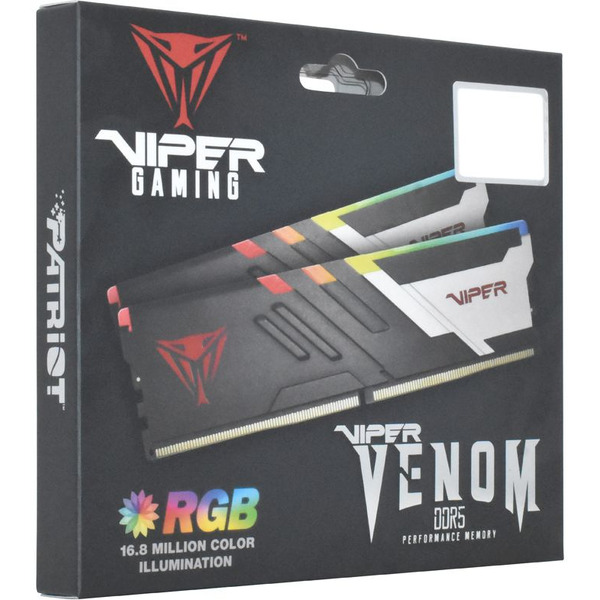 Оперативная память Patriot Viper Venom RGB 2x16ГБ DDR5 6600МГц PVVR532G660C34K