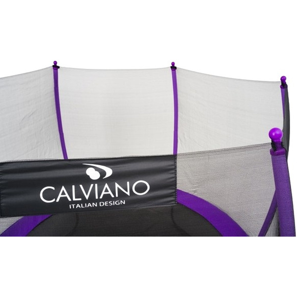 Батут Calviano 252 см - 8ft OUTSIDE master purple