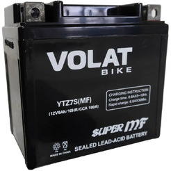 Мотоаккумулятор VOLAT YTZ7S 6Ah (MF) L+