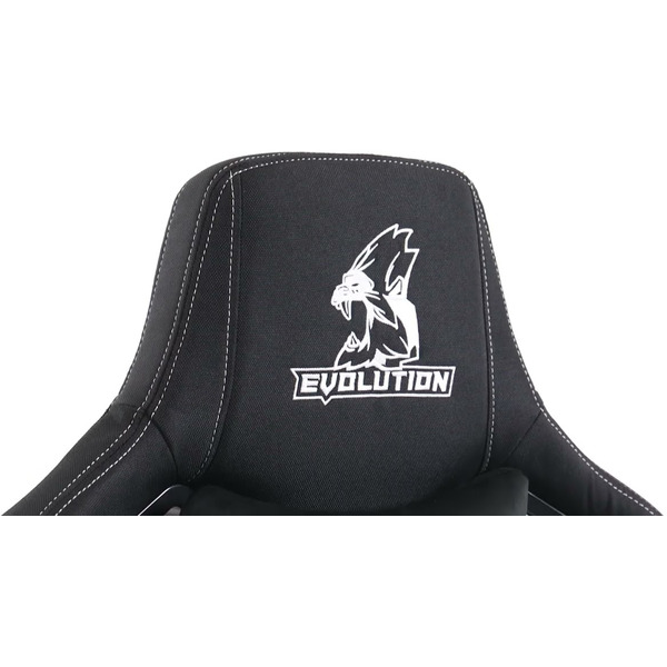 Игровое кресло Evolution Nomad (черный/белый)