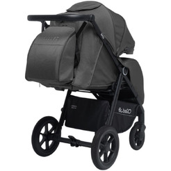 Коляска детская прогулочная BubaGo BASS BG 130-3 (серый)