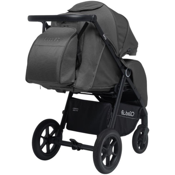 Коляска детская прогулочная BubaGo BASS BG 130-3 (серый)