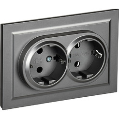 Розетка IEK Brite BR-R21-16-K46-F