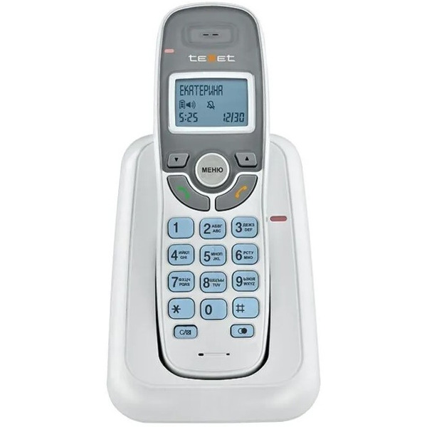 Телефон стандарта dect TEXET TX-D6905A белый