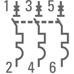 Выключатель автоматический EKF 3P 16А (C) 4,5kA ВА 47-63