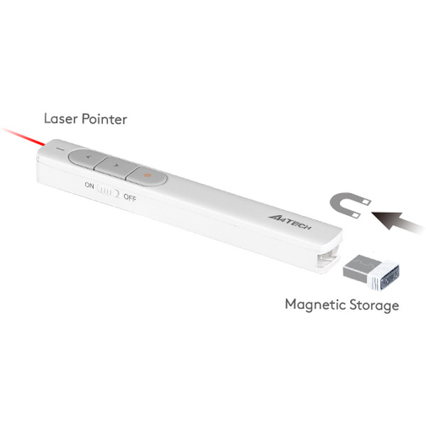 Презентер A4Tech LP15 белый