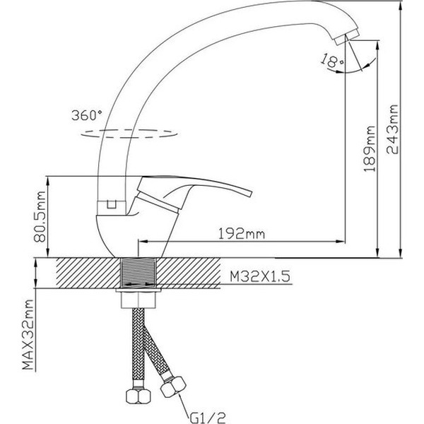 Смеситель Econoce EC0672