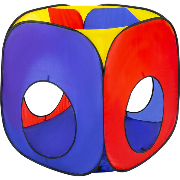 Детская игровая палатка-лабиринт с 2 тоннелями и кубом BRAUBERG 665171