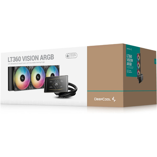 Система жидкостного охлаждения для процессора DeepCool LT360 Vision ARGB R-LT360VISION-BKAMMC-G-1