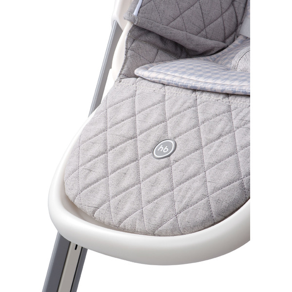 Стул для кормления HAPPY BABY Berny BASIC (light grey)