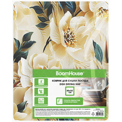 Коврик для сушки посуды Boomhouse Nano Цветы 701166