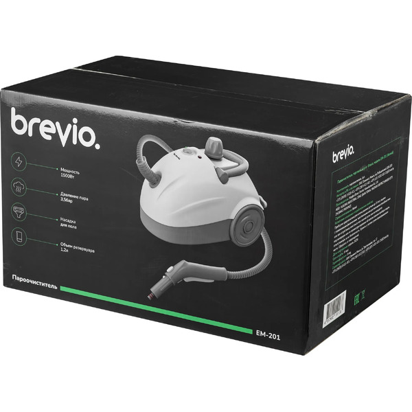 Пароочиститель Brevio EM-201 (белый)