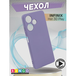 Бампер Bingo Liquid TPU для INFINIX Hot 30 Play Фиолетовый