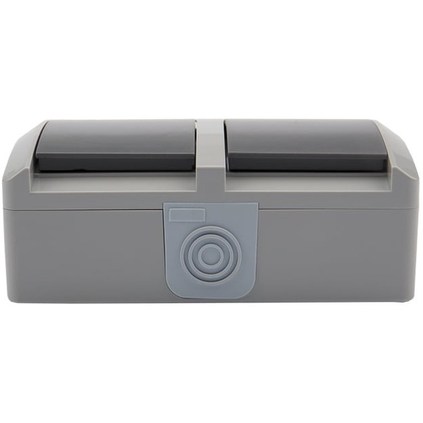 Блок из 2 розеток горизонтальный KRANZ INDUSTRIAL KR-78-0613